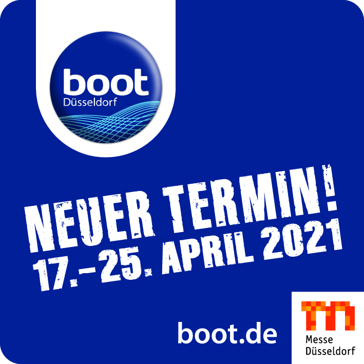 Die boot Düsseldorf findet jetzt vom 17. bis 25. April 2021 statt.