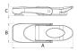 Preview: Hebelverschluß aus Edelstahl AISI 316 - 80 x 26 mm