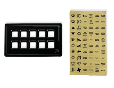 Touch-Bedienfeld mit 10 Schaltern und Bluetooth