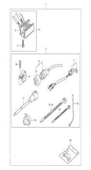 KIT: Gleichrichter und Laderegler für Suzuki DF9,9B / DF15A / DF20A