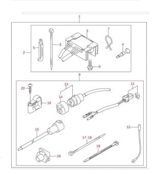 KIT: Gleichrichter und Laderegler für Suzuki DF8A / DF9,9A