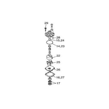 Wasserpumpen Reparatur-Satz für Yamaha F150A, F150D, F175A, F200A, F200C, F200F, F200G, F225A, F225B