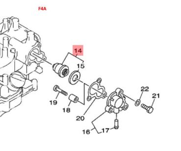 Yamaha Thermostat für F4A