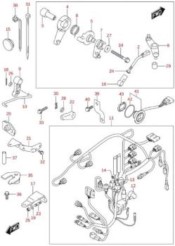 Fernschaltumrüstsatz für Suzuki DF25ATH/DF30ATH (ab 2014)