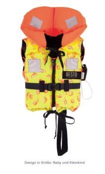Besto Feststoffrettungsweste Racingbelt 100N, orange