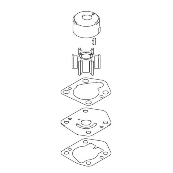 Wasserpumpen Reparatur-Satz für Suzuki DF 8A / DF 9.9A / DF9,9B / DF 15A / DF 20A