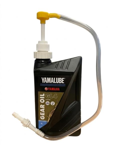Yamalube Getriebeöl 1 Liter GL4 mit Getriebeölpumpe