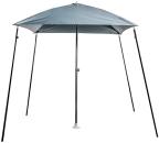 PARASOL faltbarer Bord-Sonnenschirm, grau